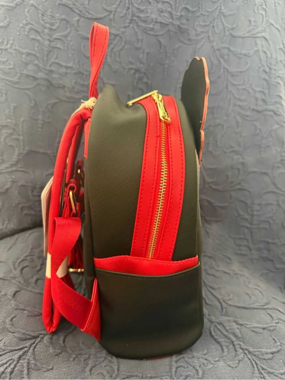 Black & Red Ventriloquist Dummy Mini Backpack LOUNGEFLY